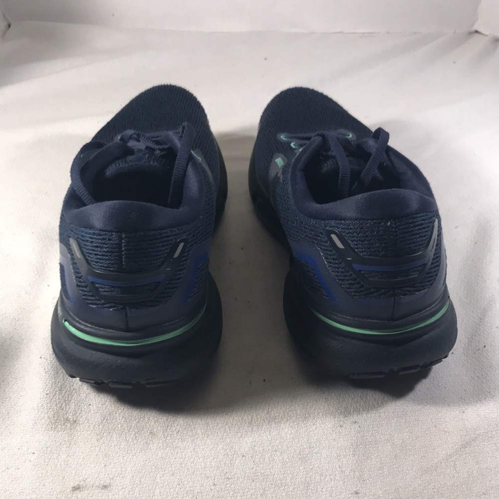 Brooks Ghost 15 Crown Blue/Black Men's Running Shoes with Teal Accents Sz 9 - Picture 3 of 8
